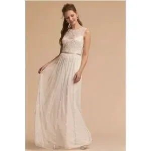 BHLDN Dresses Anthropologiebhldn Eliza Embellished Dress